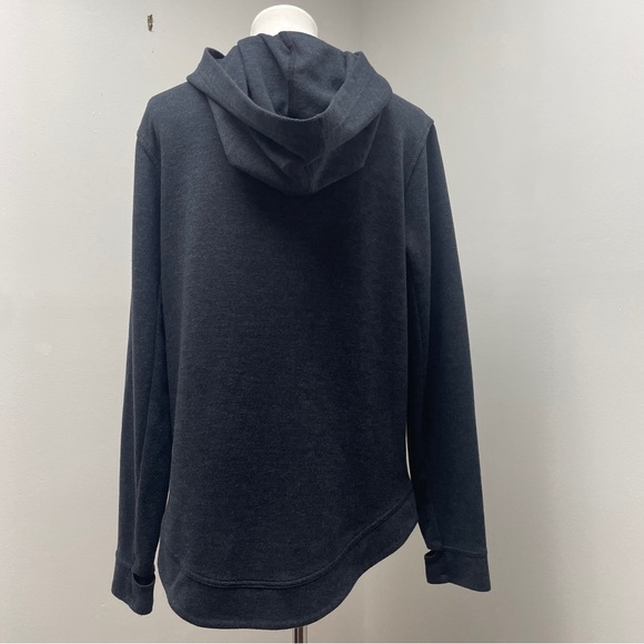 Women's Asymmetrical Zip Gray Jacket - Picture 10 of 16